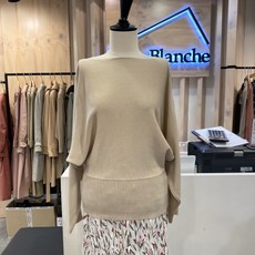 [메종블랑쉬] 입술넥 가오리 시보리니트 M202PSW401