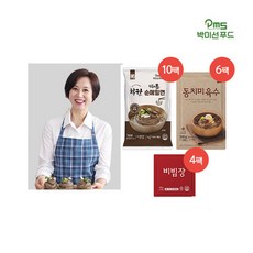 [박미선 착한] 순메밀면 10인분 (메밀면 10팩+동치미육수 6팩+비빔장 4팩), 1세트