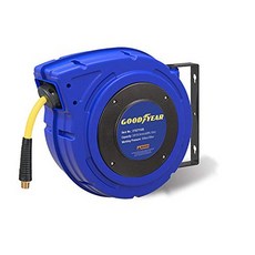 GOODYEAR 에어 호스 릴 리 트랙터 블 38 인치 x 50 피트 프리미엄 상업용 플렉스 하이브리드 폴리머 호스, One Color_One Size, One Color_One Size, 상세 설명 참조0