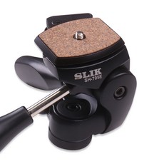 호환 Slik 퀵릴리즈 플레이트 Able 300DX 삼각대 헤드 Pro 330 DX 340 400 500 SH-705E, [01] 실버 실버톤