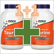 나우푸드 더블 스트렝스 타우린 1000mg 베지 캡슐, 1개, 500정