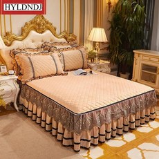 매트리스 방수커버 침대방수 벨벳 침대 커버 럭셔리 스프레드 패션 스커트 퀸 킹 사이즈 홈 장식 크리스탈 자 가정용 텍스타일, 43.F  1pc 180cmx220cm