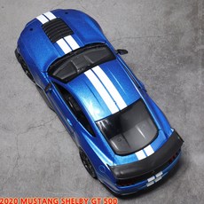 마이스토 1-18 스케일 2020 MUSTANG SHELBY GT500 포드 머스탱 모형, 2020 머스탱 쉘비 GT500 메탈블루