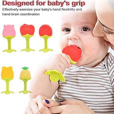 3 #1pcs 편안한 Teether 바나나 안전 Bpa 무료 식품 학년 실리콘 과일 아기 유아 키즈 칫솔 완구 아기 씹는|유아용 치아용품|, 1개, CHINA, C