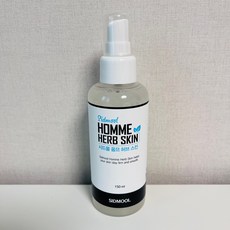 시드물 옴므 허브 스킨 150ml 남성용 수분 진정 면도후 케어, 1개