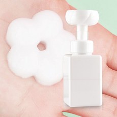 꽃모양 핸드워시 디스펜서 공병 450ml, 꽃거품 디스펜서 450ml, 1개
