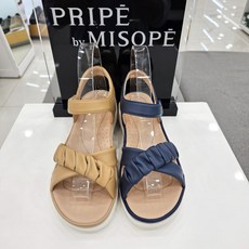 미소페 112424022 여성 초경량 웨지 스트랩 샌들 샌달 (3cm)
