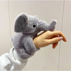 [귀여운 차량꾸미기] 차량 자전거 핸들바 동물 자석인형 9종, 1개, 코끼리