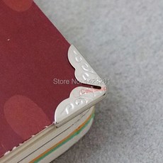 14.5mm 50개 몫 책 코너 보호대 스크랩북 파일 앨범 BCT09
