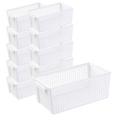 일이공팔 미니멀 다용도 수납 바스켓 10p, 화이트, 10개