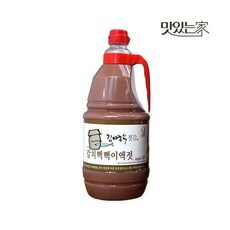 맛있는家 수산식품명인 김명수젓갈 3년숙성 갈치뻑뻑이액젓 1800ml 멸치액젓 김장젓갈, 없음