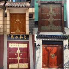주차장자동문 전원주택시공 조립식주택 원목은 옛 대문간 별장을 본떠서 담장에, 02 스타일 2