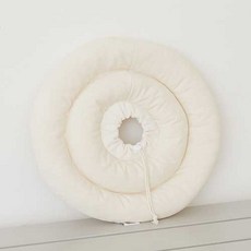 두유레디 강아지 넥카라 방수 순면 오리지날, 백미(순면), 1개