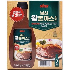 남산 왕돈까스 소스 540g 2입 경양식, 옵션없음, 옵션없음