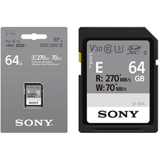 소니 SF-M64 SKXC Class10 UHS-II U3 메모리/jmjmall, 1개