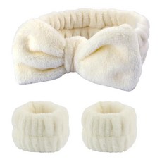 워시 페이스 헤드밴드 스파 손목 밴드 극세사 타올 러닝 스포츠, 7.beige, 1개