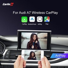 Carlink 무선 CarPlay 안드로이드 Autofor 2009-2018 아우디 A7 MMI 3G/3G + MuItimedia 인터페이스 CarPla, 01 A7Wireless2010-2018