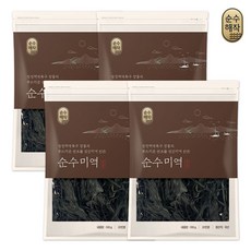 순수해작 순수 자른 미역 100g 4봉, 단품