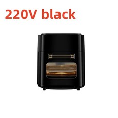 스마트 에어 프라이어 전기 무연 오븐 오일 프리 조리기 레이어, 10.220V black - EU
