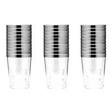 플라스틱 일회용컵 은라인 맥주컵 300ml, 1개, 50개
