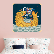 어변성룡도도안