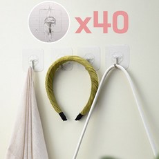 드흐으 무타공 다용도 만능 후크, 1세트, 40개