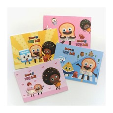 15칸 노트 4권 받아쓰기 한글연습 넓은칸 초등노트