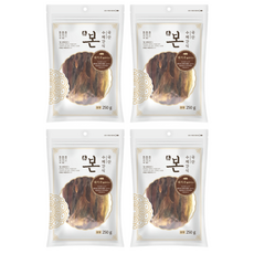 국산 본 수제간식 돼지귀 슬라이스 250g 4개 
