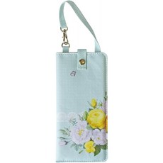 오니시 켄 제조 판매 안경 파우치 가든 로즈 블루 8.5 × 1 × H18cm ATA-1204, 단일상품