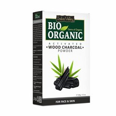 INDUS VALLEY 100% 천연 활성탄 파우더 100g, 숯가루, 1개