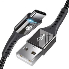 [ES] 1+1 USB 고속충전 갤럭시 C타입케이블, 0.5m+0.5m