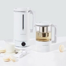 [JENEEIFEROOM] 제니퍼룸 2in1 듀얼 블랜더 티메이커 + 믹서기 JR-BT6002WH
