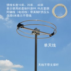 고성능 FM라디오 안테나 수신기 FM 음영 싱글 백색 지역증폭기, 20m