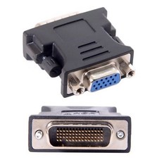 LFH DMS-59pin 수-DVI 24 5 암 확장 어댑터 PC 그래픽 어댑터 카드용 59 핀-HDTV DVI VGA 어댑터, DMS 59Pin-VGA, 1개