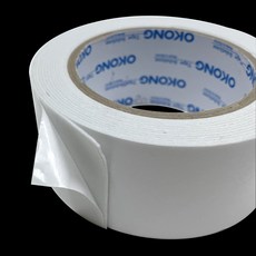 백색 폼양면 테이프(PE 50mm 25mm) / 오공 차량용 블랙박스 부착 사무용 다목적 양면 강력접착 스티커 문구용품, 2) 25mm (2개 1조), 1개