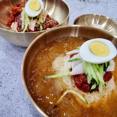 부산밀면맛집 비비바바 밀키트 (2인) 냉면 막국수 티비방영, 물밀면 2인분, 1세트