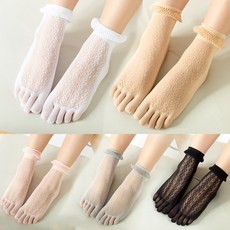 발가락레이스양말