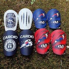카디오 축구 신가드 정강이 보호대 풋살 아대 커스텀 10x6cm 카디오 스크레쳐 1개 상품 이미지