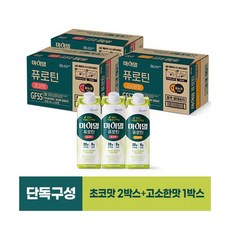 [대상웰라이프] 마이밀 퓨로틴 초코맛 2박스(48팩)+고소한맛 1박스(24팩), 250ml