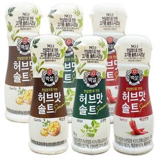 백설 허브맛솔트 버라이어티팩 50g x 6 Beksul Salt Variety Pack 50g x 6, 2세트