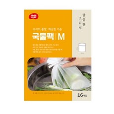 [신규런칭] 국물팩 중형 16매입 II 끈달린 다시백 II 냉장고 파먹기 비법, 1개, 중(M)