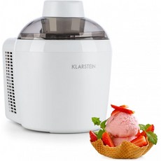 [유럽 직배송] Klarstein 스노우 플레이크 - 아이스크림 메이커 아이스크림 기계 아이스크림 기계 열전 냉기 700ml 0.3, 단일옵션