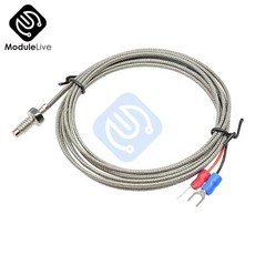 Diymore K 타입 열전대 케이블 나사 온도 센서 프로브 REX-C100 컨트롤러 조절기 M6 0-800 C, [02]