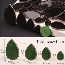 DIY 하트 컬러 스톤 타일 도자기 모양 멀티 모자이크 세라믹 10OZ 공예 재료 14 400G, 400g-14.10oz, Black Leaf, 1개