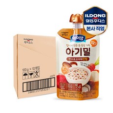 아이얌 아기밀 한우표고야채진밥 100g...