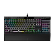 Corsair K70 MAX RGB 마그네틱 기계식 유선 게이밍 키보드 - 조절 가능한 작동 MGX 스위치 PBT 더블 샷 키캡 iCUE 호환 쿼티 NA 레이아웃 블랙, MGX Magnetic (Adjustable)_Blac