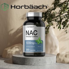 호바흐 NAC N 아세틸 시스테인 항산화 안티에이징 아미노산 보충제, 1통, 240캡슐