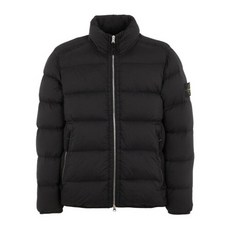 스톤아일랜드 명품23FW 심리스 터널 다운 블랙 논후드 패딩 791544028 V0029