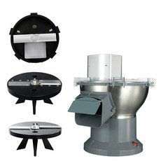 감자 세단기 채써는기계 식당 김치 채소 당근 컷팅, 1개, 기본형 고속모터 2mm+3mm 채썰기+슬라이스
