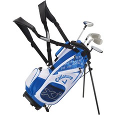 일본직구 Callaway 캘러웨이 주니어 골프채 클럽 풀세트 캐디백 포함 4PKR180204280G, 6세트 (높이 115cm)